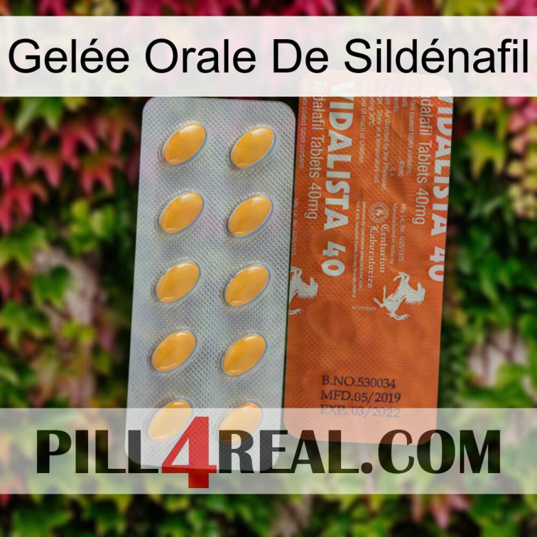 Gelée Orale De Sildénafil 43